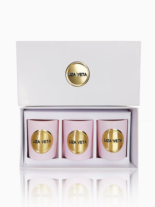 TRIPLE WELLBEING - VOTIVE CANDLE SET-Liza Veta