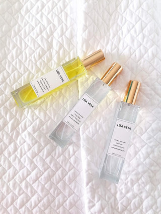 Three room and linen sprays - bergamot, lavender and ylang-ylang scents